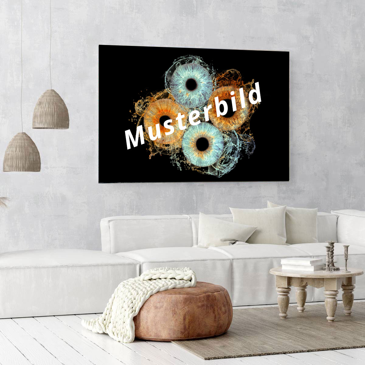 Iris Foto Alu Dibond 40er