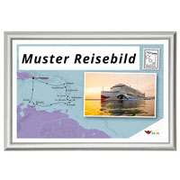 Reisebild im Rahmen 20x30